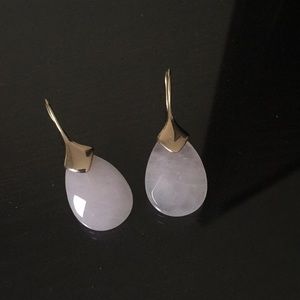Light Pink Sea Glass Earrings